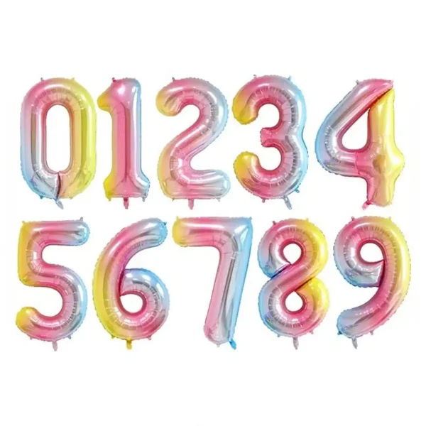 Bóng Số Loan Màu 70cm