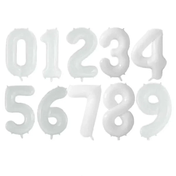 Bóng Số Trắng 70cm