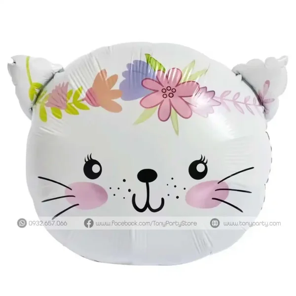 Bóng Hình Đầu Mèo Cài Hoa