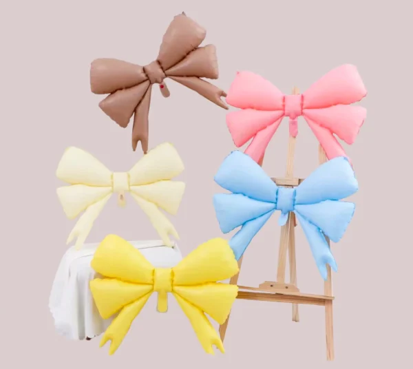 Bóng hình nơ pastel