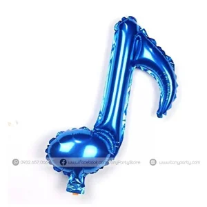 Bóng hình nốt nhạc xanh