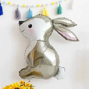 Bóng hình thỏ xám