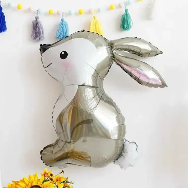 Bóng hình thỏ xám